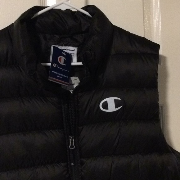 champion black vest